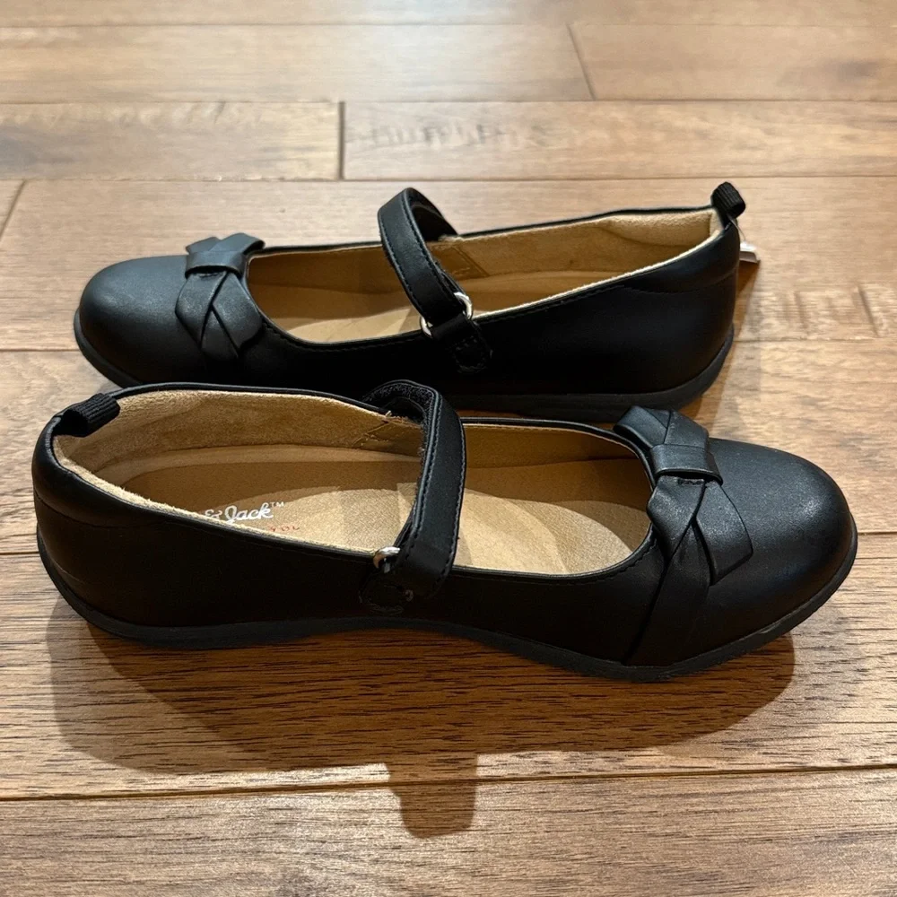 Cat & Jack Girls Black Ballet Flats - NWT - Size 1 - Grow With You